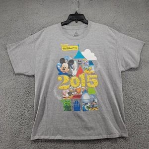 2015 Walt Disney World Adult XL Shirt‎ Disney Parks Short Sleeve Crew Neck